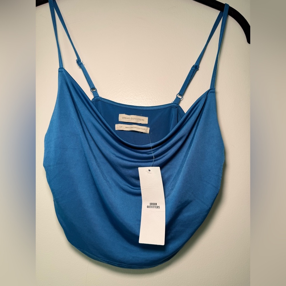 Urban Outfitters Teal Draped Cami